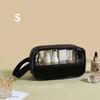 Women PU Cosmetic Storage Bag Portable Travel Wash Bag Fitness Large Capacity Cosmetic Organizer Waterproof Transparent PVC