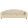 VidaXL Lit de repos crème 90x200 cm tissu 354187