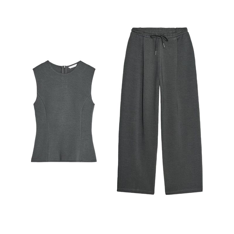 Spring New Women clothes Casual Trousers 8417301 Double-sided Cloth Short Skirt Hem Top 8417300