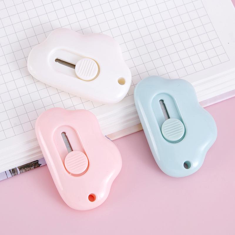 Cloud Cartoon Utility Knife for Kids - Perfect for DIY Crafts, Paper Cutting, and Package Opening