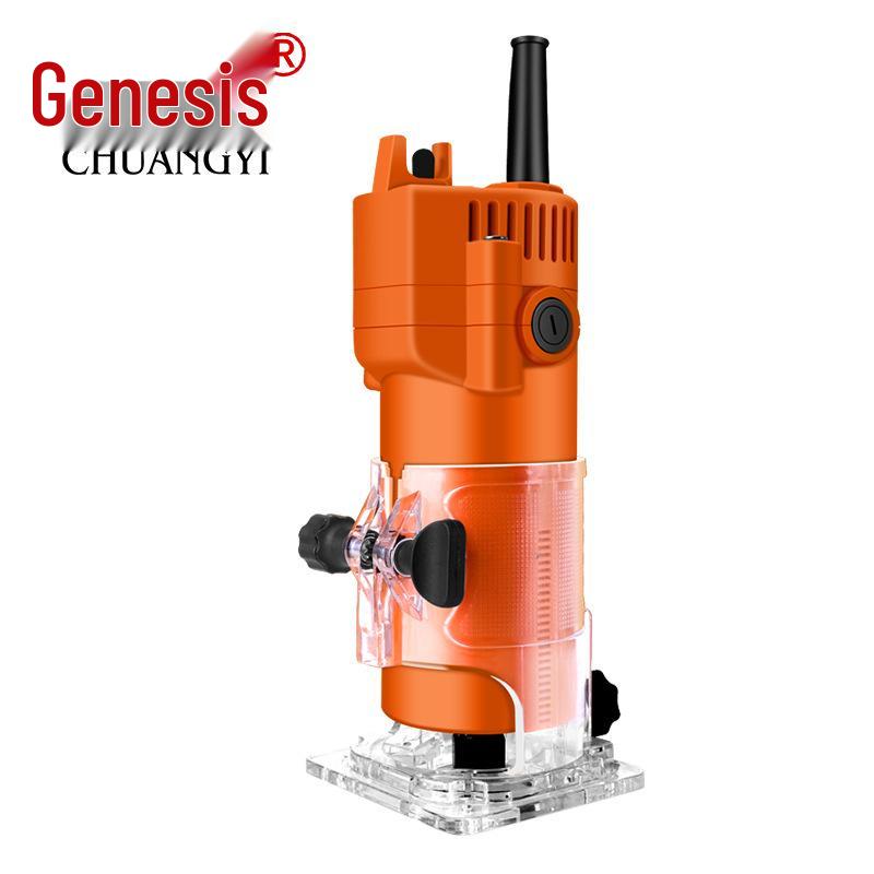 Chuangyi Multi-Function Handheld Router: Edge Trimmer, Engraver, Panel Groover, Woodworking Chamfer Tool