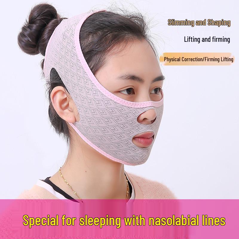 V-Face Lifting and Firming Sleep Mask for Nasolabial Folds and Double Chin