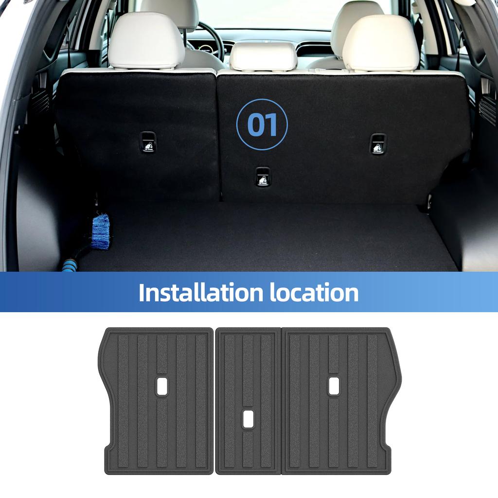 LUCKEASY Left Drive for Hyundai Tucson NX4 Hybrid 2022-2026 Car All-weather Floor Mats Cargo Liner Trunk Pad TPE Accessories