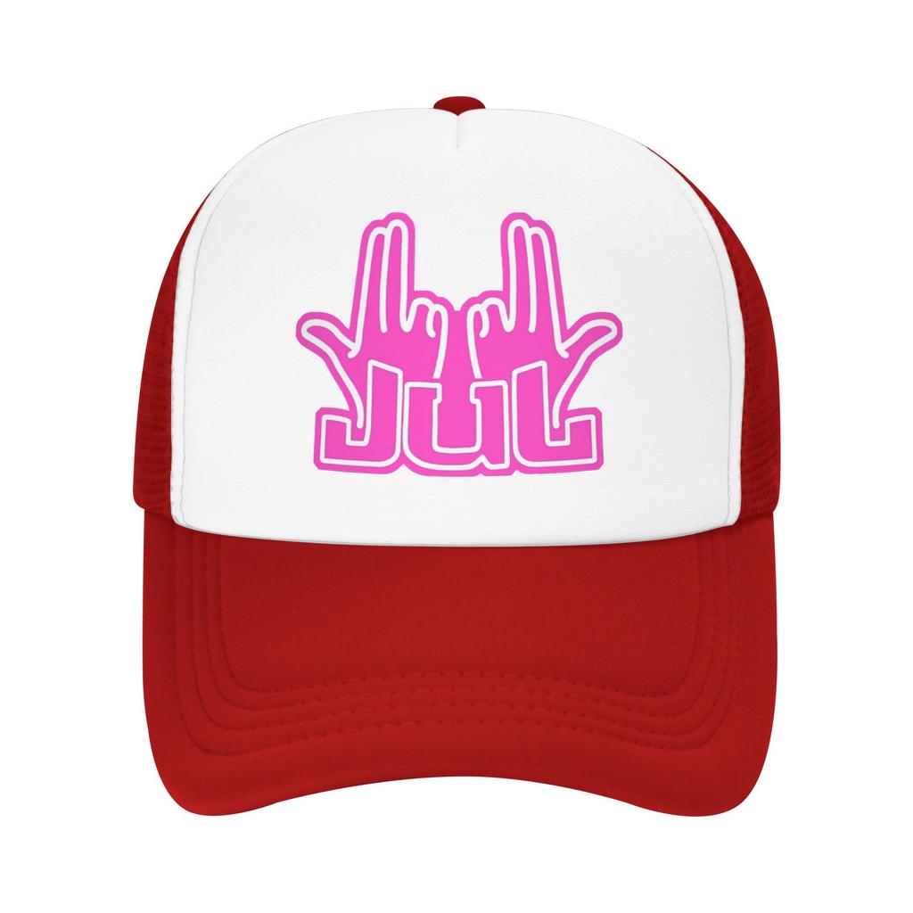 Rapper Singer Jul Sign Mesh Baseball Cap Adult Fashion Sun Hats Hat Breathable Summer Trucker Hats