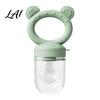 Safe Baby Fruit Chewer Silicone Feeder/Mold Food Training Teething Relief Pacifier Easy Clean Teether to Hold for Infants Travel Feeder Pacifier
