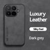 KEYSION Luxury Retro PU Leather Phone Case for Xiaomi 17T Pro 5G Soft Silicone+PC Shockproof Phone Back Cover for Xiaomi 17T