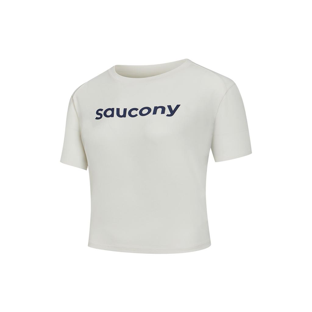 SAUCONY Round Neck Versatile Pullover Short Sleeve T-Shirt Women Tops SA1260ST52L-WT038