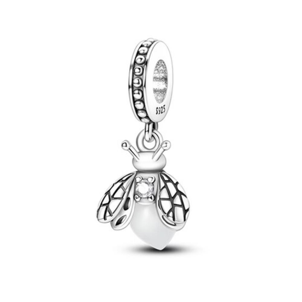 New Copper Forest Seriespeacock Dragonfly Pendant Bead Fit Original Trinket Charms Bracelet Jewerly Accessories