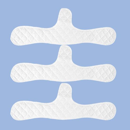 5/10Pcs Bra Liner Reusable Washable Under-Breast Sweat Absorber Pads Women Odor Control Cotton Breast Pad Moisture Wicking Boob Insert Lining
