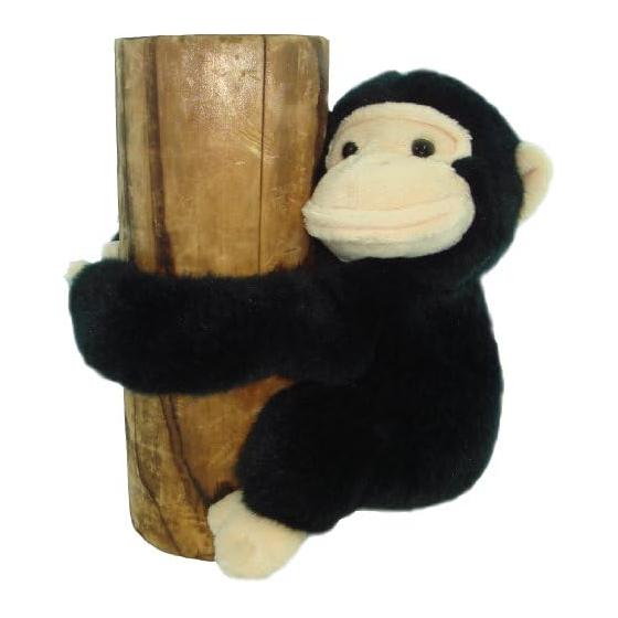 Hugging Monkey Chimpanzee Plush Toy 16cm Elastic Velcro