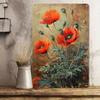 Vintage Metal Wall Posters, Floral & Nature Motifs, Home Decor, 20x30cm