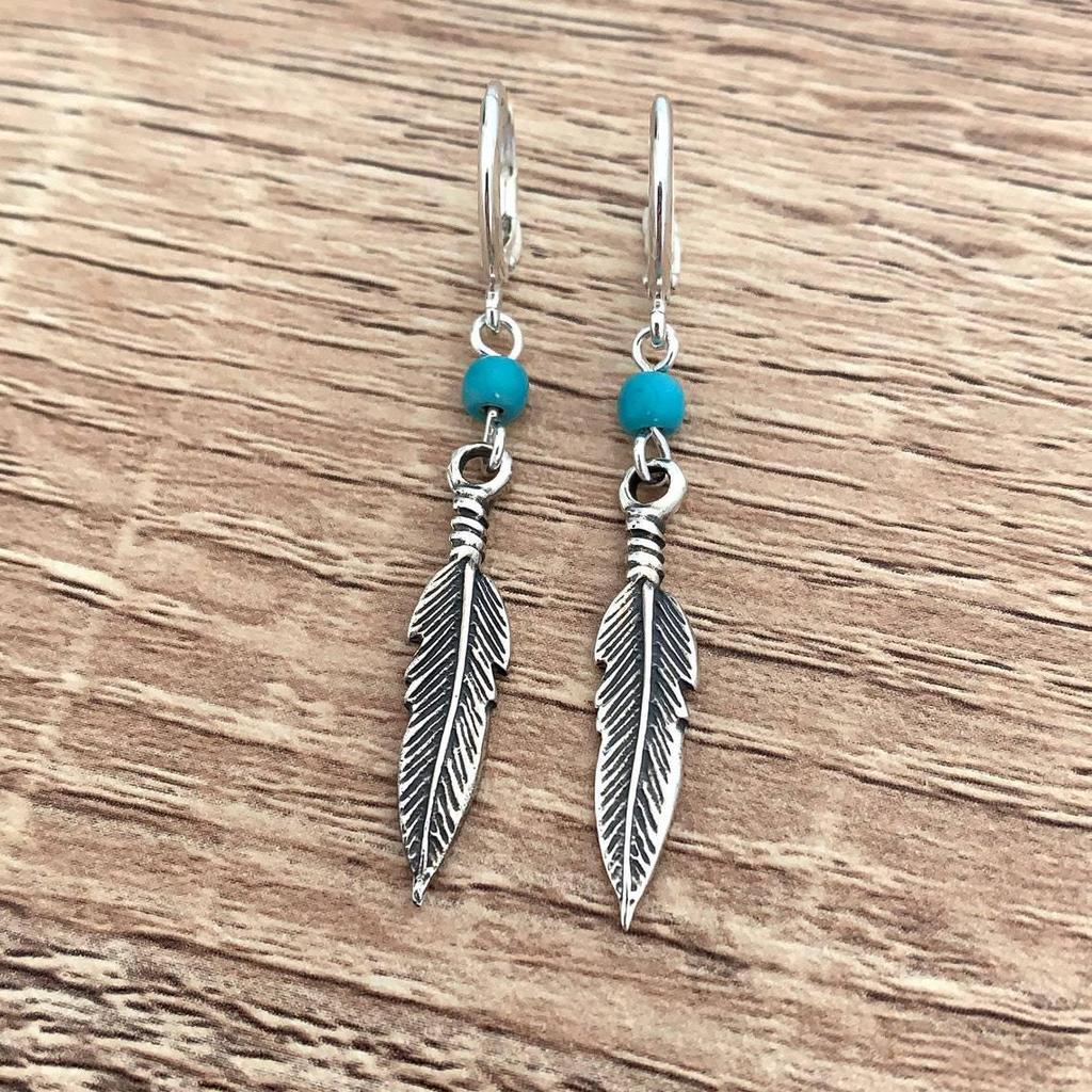 Bohemian Feather Earrings - Cross-border Foreign Trade Jewelry