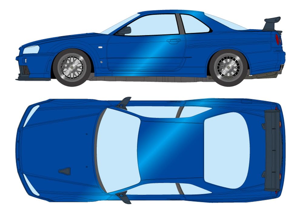

Модель EIDOLON масштаб BUILT BY LEGENDS Skyline Bayside Blue Готовая модель EM681B 1/43 Mine s GT-R (БНР34)