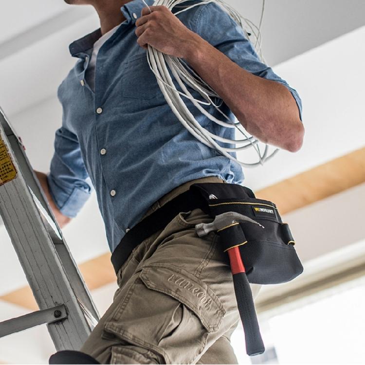 Oxford Cloth Tool Belt Bag Waist Pouch Electrician Carpenter Tool Organizer for Efficient Tool Storage Easy Transport