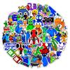 Roblox Game Series Doodle Stickers: 50 Waterproof Cartoon Stickers for Skateboards & Water Bottles