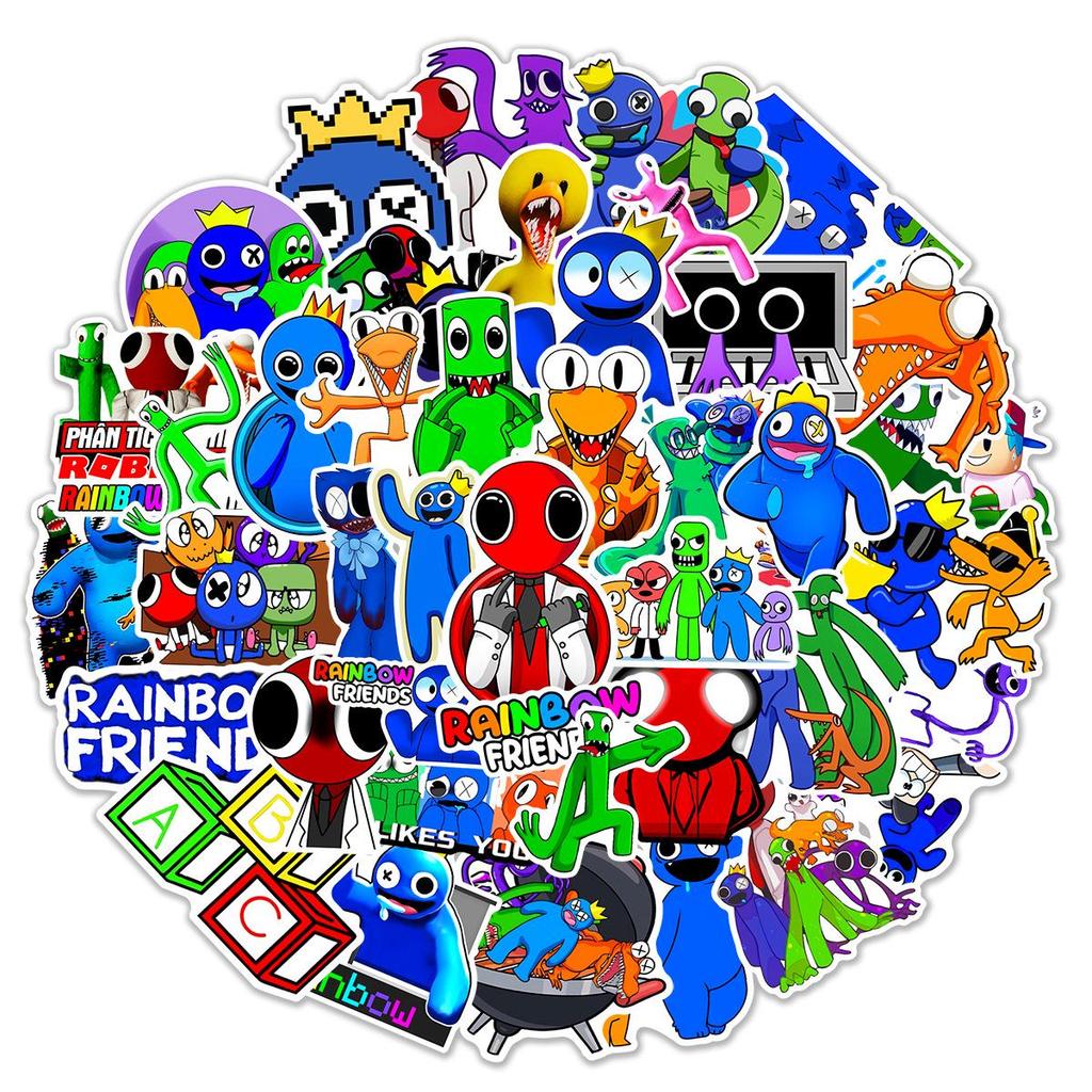 Roblox Game Series Doodle Stickers: 50 Waterproof Cartoon Stickers for Skateboards & Water Bottles
