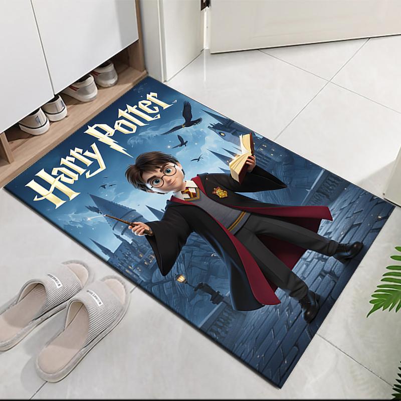 Harry Potter Printed Carpet, for Office Chair Living Room Bedroom Kitchen Room Decor Gifts.