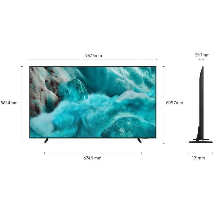 Samsung TQ43Q7FA - TV QLED 43 (109 cm) - 4K UHD 3840x2160 - HDR10+ - Smart TV - Gaming Hub - 3xHDMI - WiFi