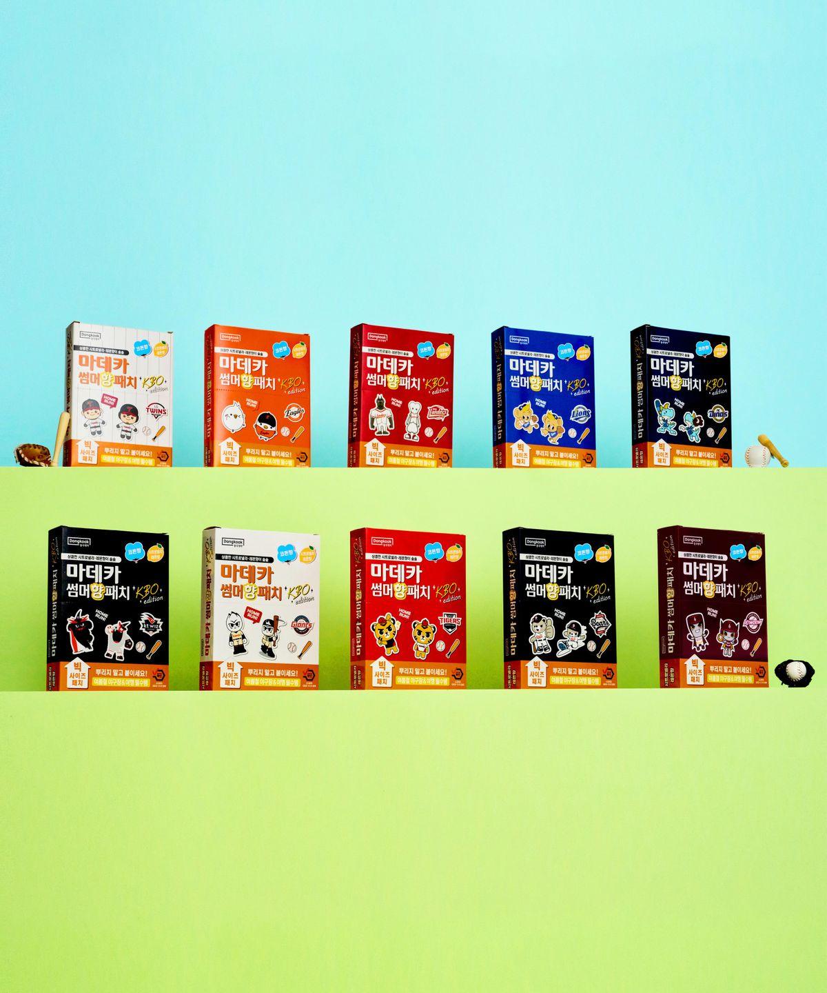 [KBO Edition] Madeca Summer Scent Patch 6 Sheets x 10 Pack (Lemon Scent) Hanwha Eagles_002