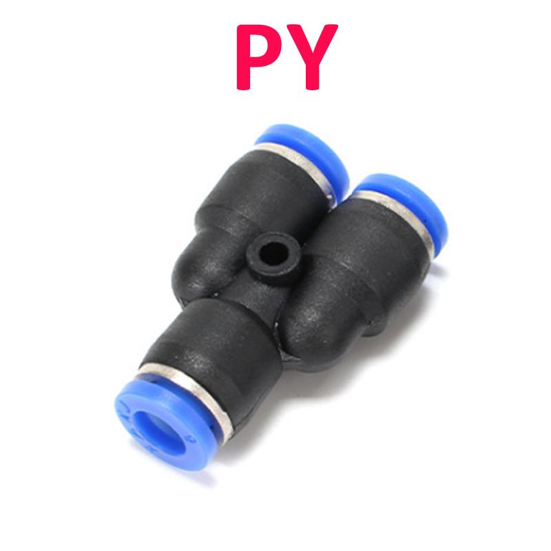 Pneumatic Fitting Pipe Connector Tube Air Quick Fittings Water Push In Hose Couping 4mm 6mm 8mm 10mm 12mm 14mm PU PY PK PE PV SA