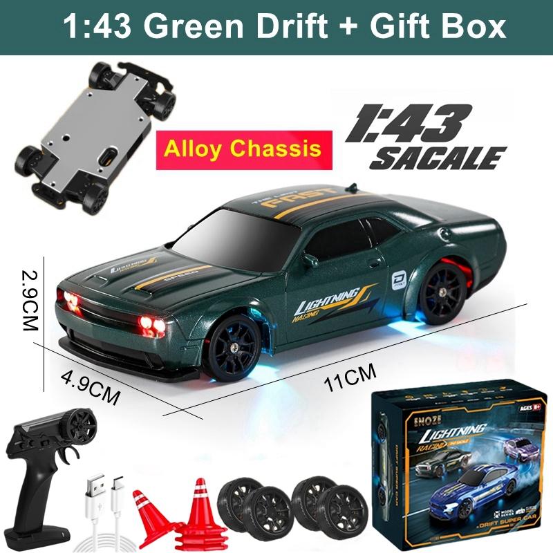 1/64 Or 1/43 Mini Drift Rc Car Remote Control Racing Vehicle With Led Lights Radio Controlled High Speed Car Desktop Toys