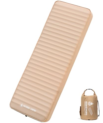 

OneTigris DREAMSTAR Air Mattress, 30-Second Automatic Inflation, Single-Person Air Bed, High R-Value, High Rebound, 100kg Weight Capacity, 8cm Thickne