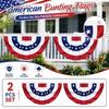 Flag Fan Shaped Garden, Polyester Outdoor Decoration, 90180 Cm