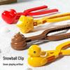 Children's Winter Snowball Maker: Duck Mold & Snowman Tool Set