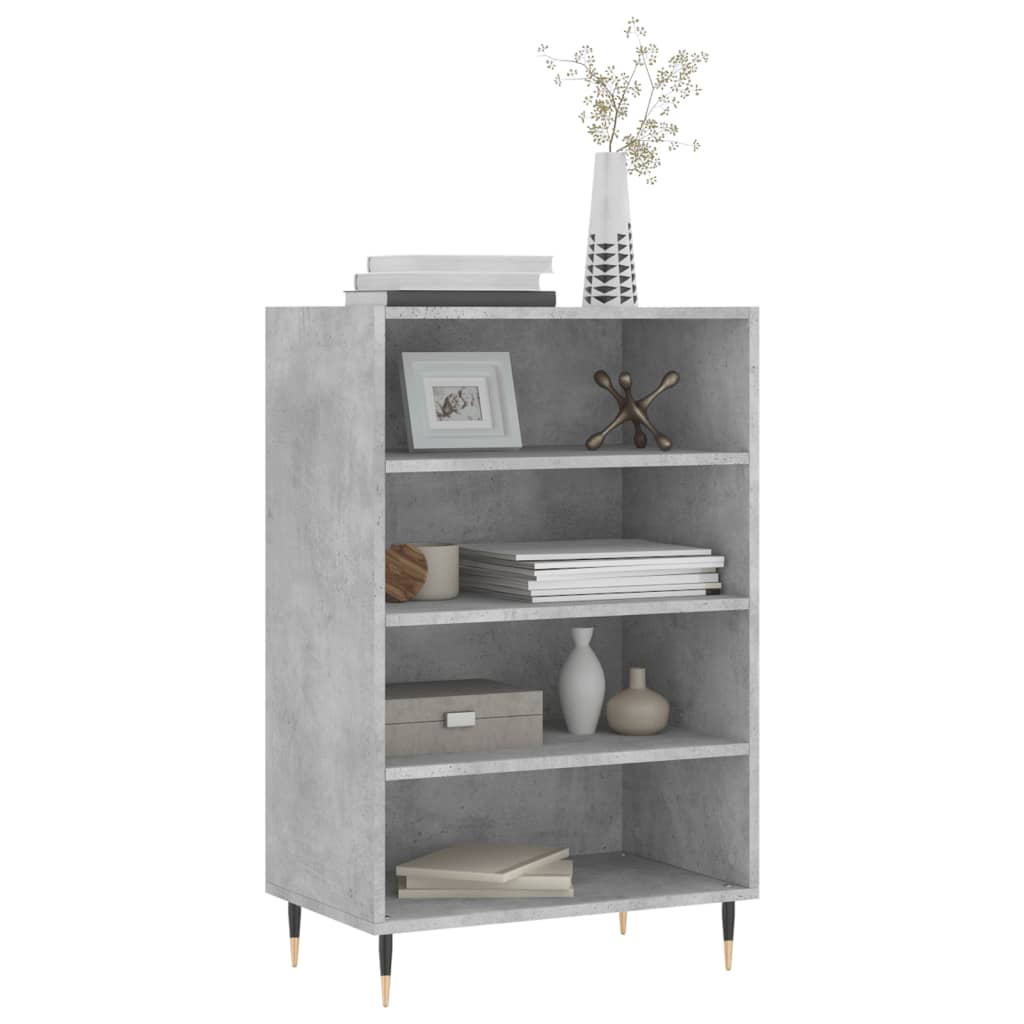 Vidaxl Cabinet, Concrete Gray, 57X35X90 Cm, Wood-Based Material