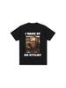Funny Rapper Destroy Lonely Graphic T-shirt I Wake Up No Stylist T-shirt Women's Hip Hop Short Sleeve Top Street Clothing 77899