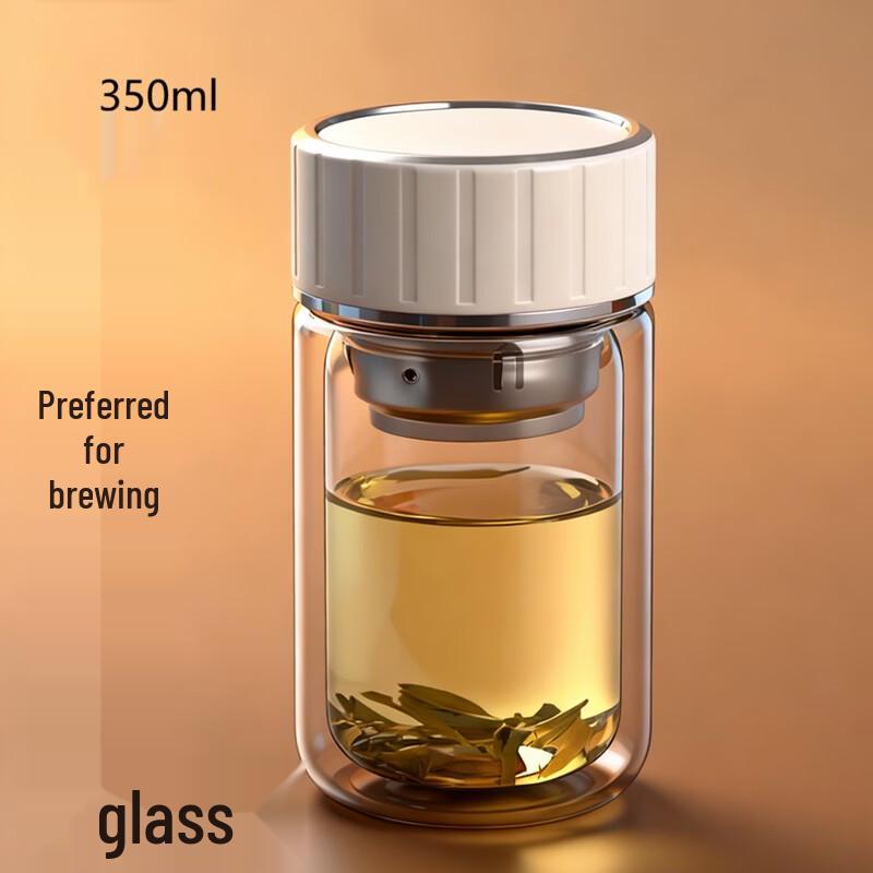 Shangqi Double-Wall Borosilicate Glass Tea Cup