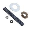 Toothless Flywheel T8F Sprocket Chain Kit 116 Links Chain Chain Sprocket Kit  Go Kart
