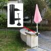 Outdoor Patio Umbrella Clamp Beach Umbrella Holder Regular Size Universal Fit