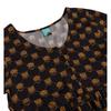 Labyrinth Womens/Ladies Knockers Midi V Neck Smock Dress