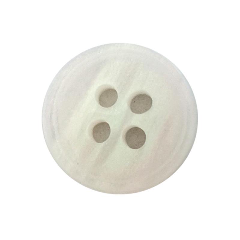 Imitation Shell Four-Eye Button-Up Shirt Top Sleeve Collar Button Resin Knitted Cardigan Sweater Dress Button