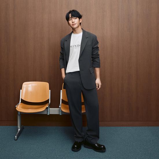 Mind Bridge Semi Wide Banding Pants for Men MXPT6103 029 чёрный