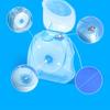 5Pcs Mint Flavored Dental Floss Plastic Toothpicks Compact Convenient Fast For Cleaning Between Teeth Gaps