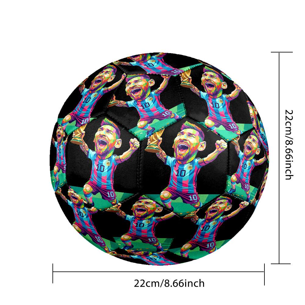1pc Messis Legacy Soccer Ball Size 5, Machine-stitched, Suitable for Practice Matches/tournament Training for Sports, Lightweight and Durable. C7011