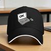 OK COMPUTER Baseball Cap  Vintage Women Men Trucker Hat Breathable Print Running Hippie Baseball Caps Birthday Present