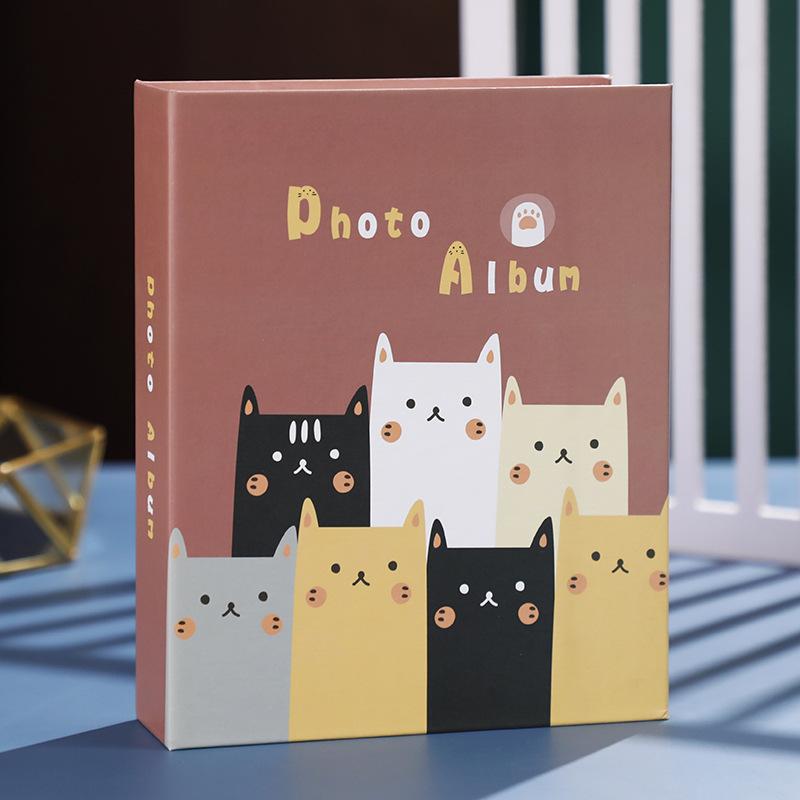 5 Inch, 6 Inch, 7 Inch Insert Photo Album, Large Capacity Family Baby Photo Storage Book for 100 6 Inch Photos, Cute