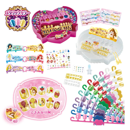 aqua nail [disney princess aqua nail studio kirameki dx] aq-n06 st mark certification ages 6 and up toy water making toy cosmetics aqua nail studio ep