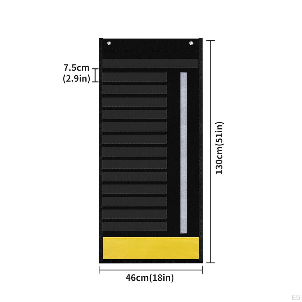 Daily Classroom Calendar Scheduling Pocket Chart with Schedule for Preschool