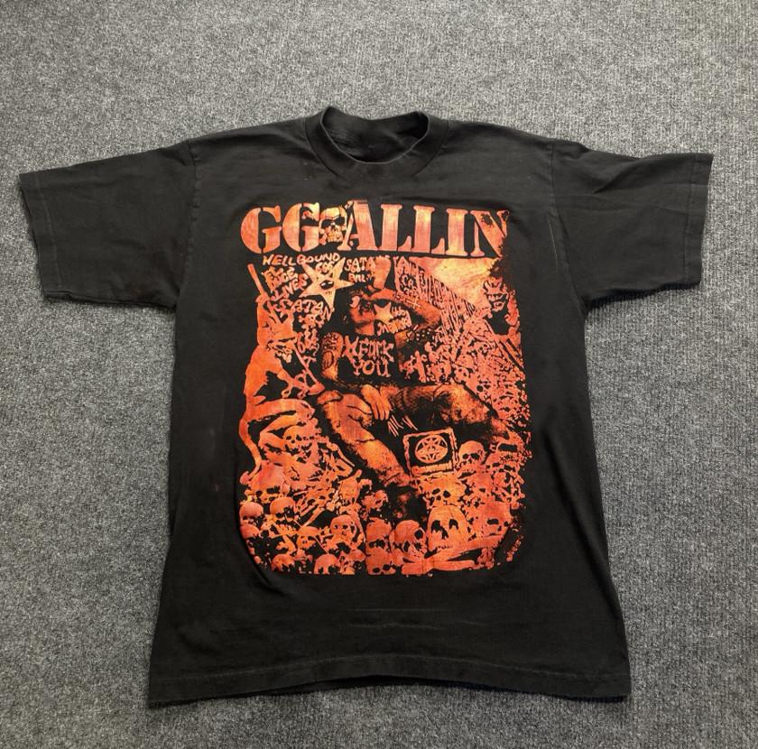 Унисекс футболка GG Allin Hellbound от S до 5XL DI902 S