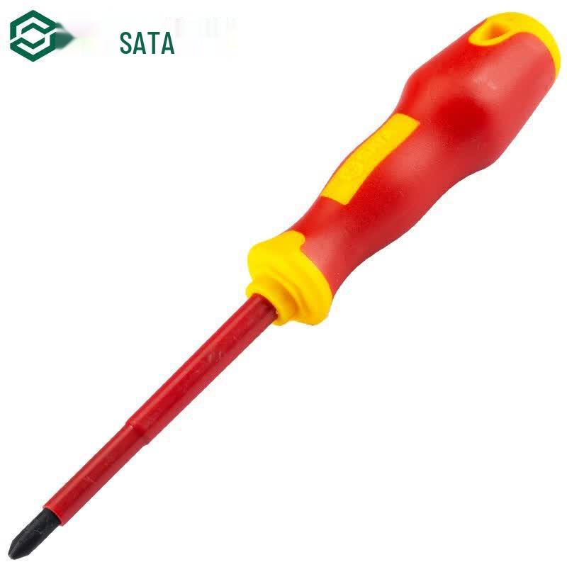 SATA VDE Insulated 1000V Phillips Screwdriver Phillips #0 x 60mm