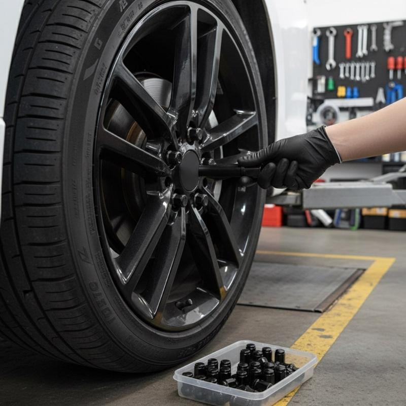 Premium Vibration Proof Vehicle Security Bolt Set Lug Nuts With 1pc Socket Tool For Quick Installation Car Wheel Lug
