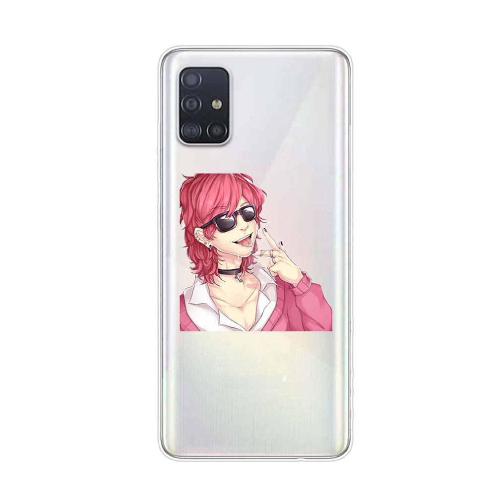 Anime Yarichin Club Pro Samsung Galaxy A01 A11 A12 A22 A21S A31 A41 A42 A51 A71 A32 A52 A72 A02S Silikonový kryt na telefon