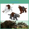 Blocos de Construção Série Animais Partículas Pequenas Para Crianças Tigre Urso Polar Cão Urso Elefante Veado Lobo Material Plástico ABS