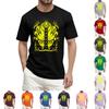 Stylish And Casual Men's Round,neck Loose,fitting Short,sleeved Top.