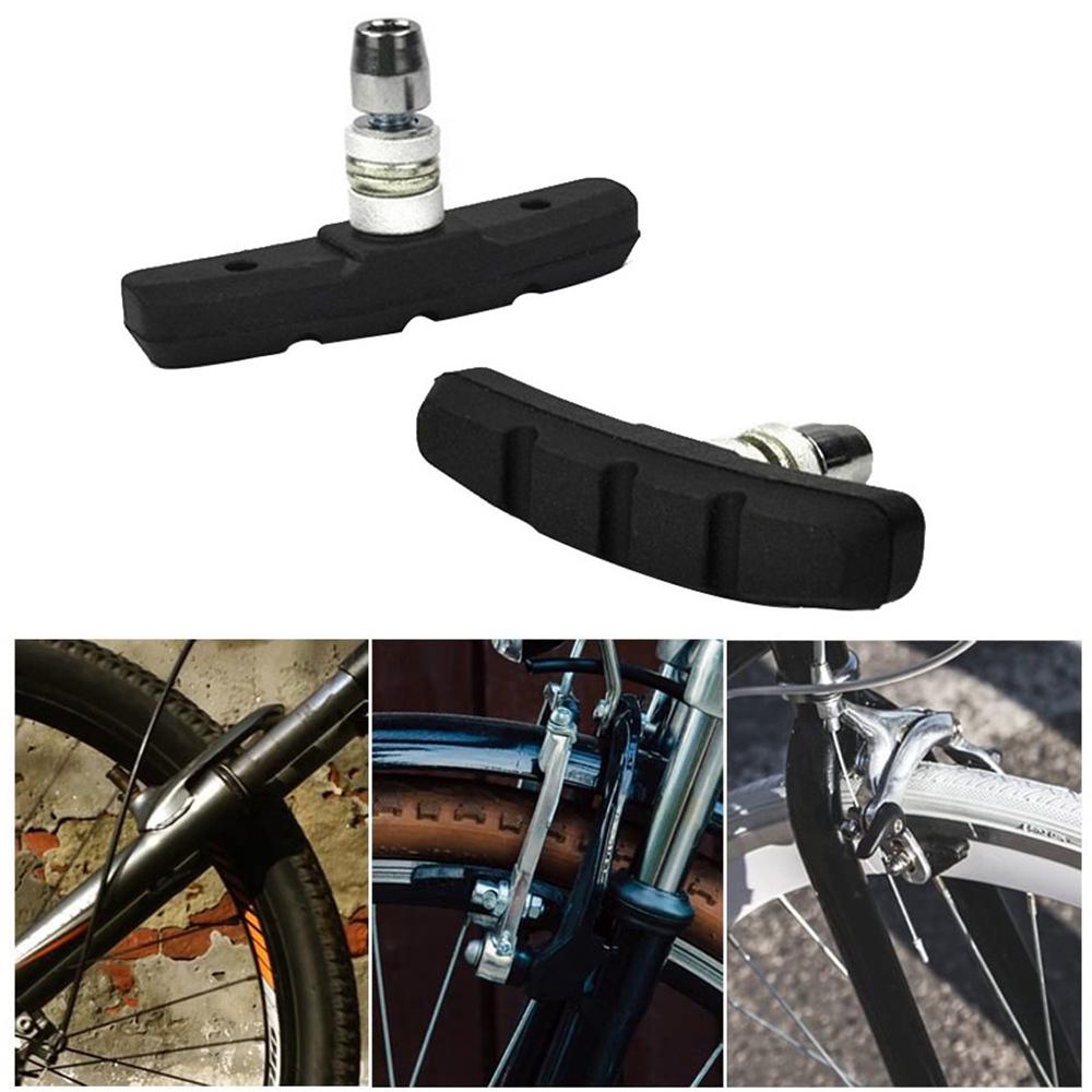 1 pares pastillas de freno de bicicleta mountain bike mtb V-Brake soporte zapatos de goma