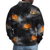 Men's Halloween Long Sleeve Button Up Shirt for Party and Casual Wear